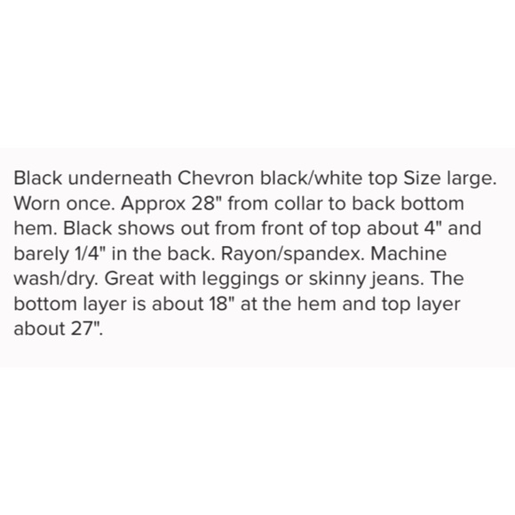 WHBM V-Neck Layered Tank 🔻 - Picture 5 of 5